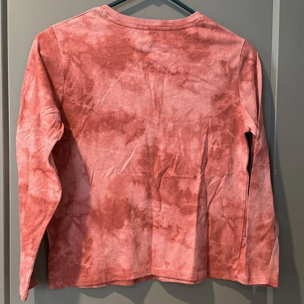 Girls AC/DC Red Tie Dye Short Size XL 14/16